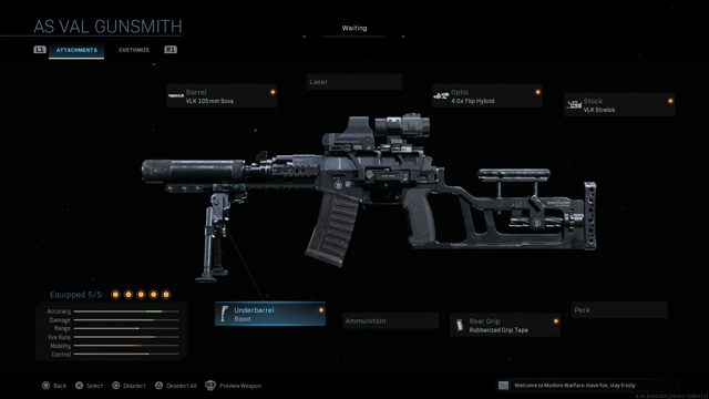 Warzone And Modern Warfare AS VAL Loadout, Attachments And ...